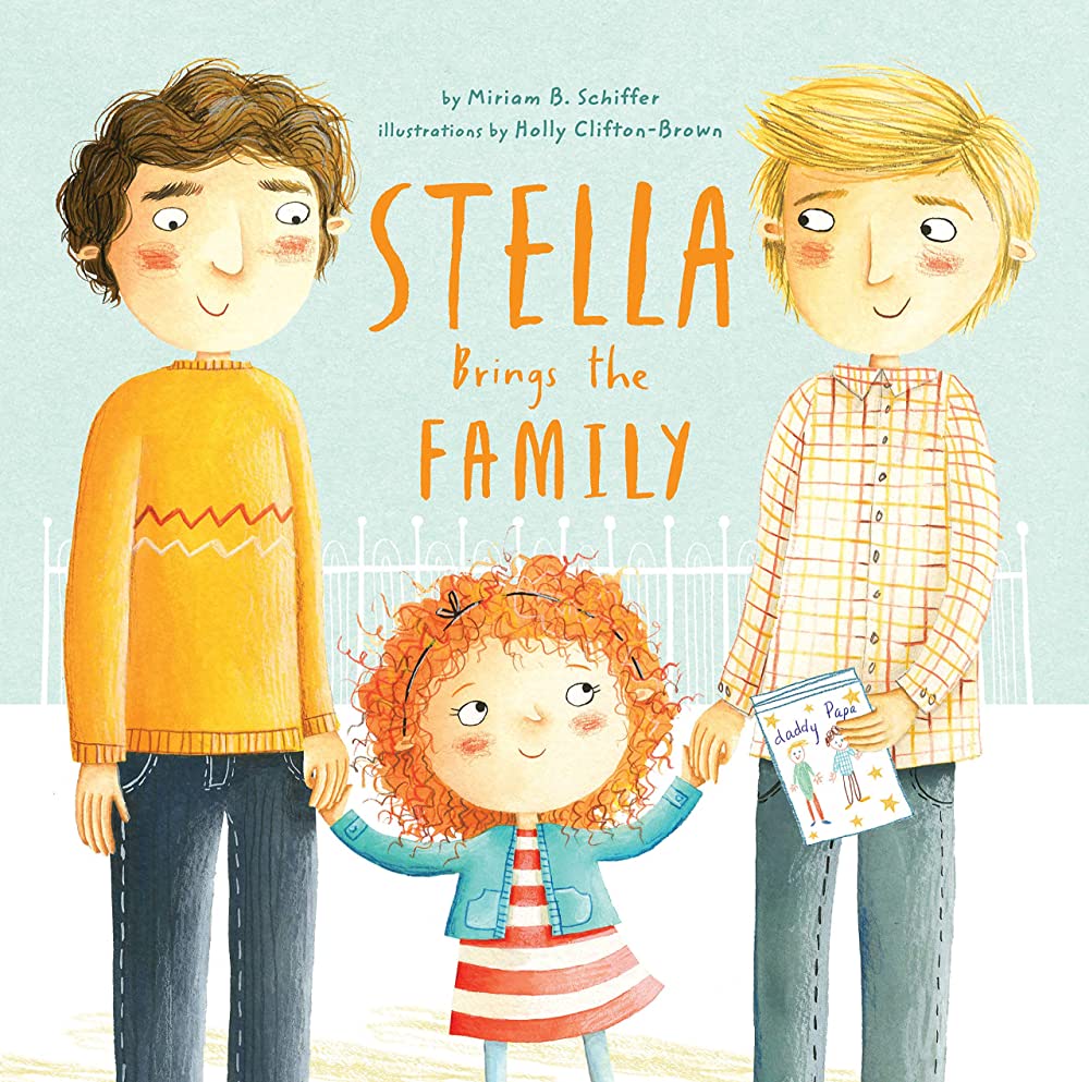 Beautiful illustration of a same-sex couple and their daughter.